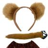 Animal Ears and Long Tail Cosplay Props for Masquerade Fancy Party Performance
