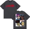Gorillaz Band Face Arts Graphic Tshirts Unisex Women Clothing Retro Cartoon Short Sleeve T Shirts Fashion Casual Oversized Tshirt