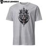 Tiger with Crown Holding Dagger T-Shirt Unisex Unique Graphic Tee