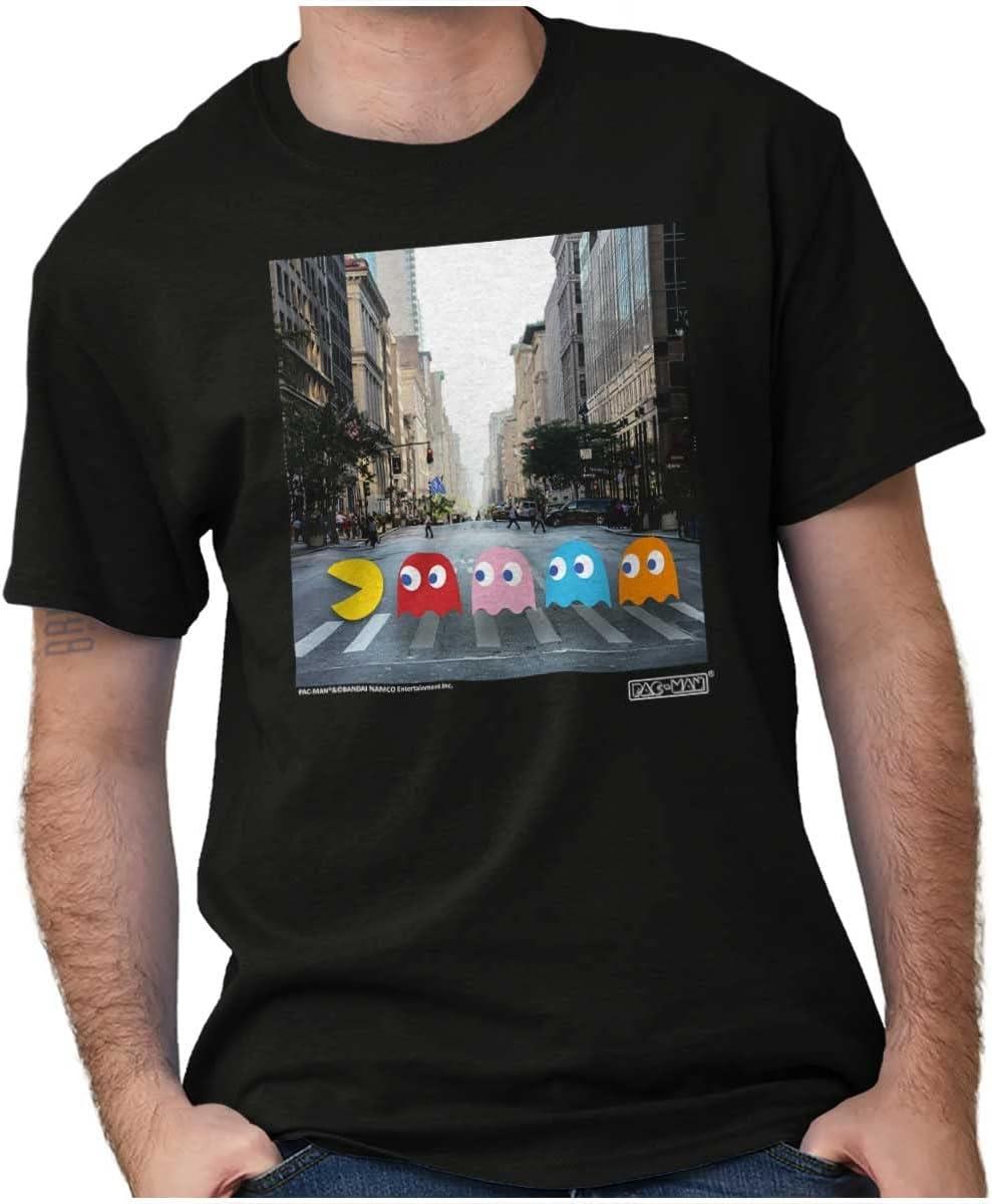 Pacman Ghosts Classic Rock Album Graphic T Shirt Men or Women XXXXXL чёрный