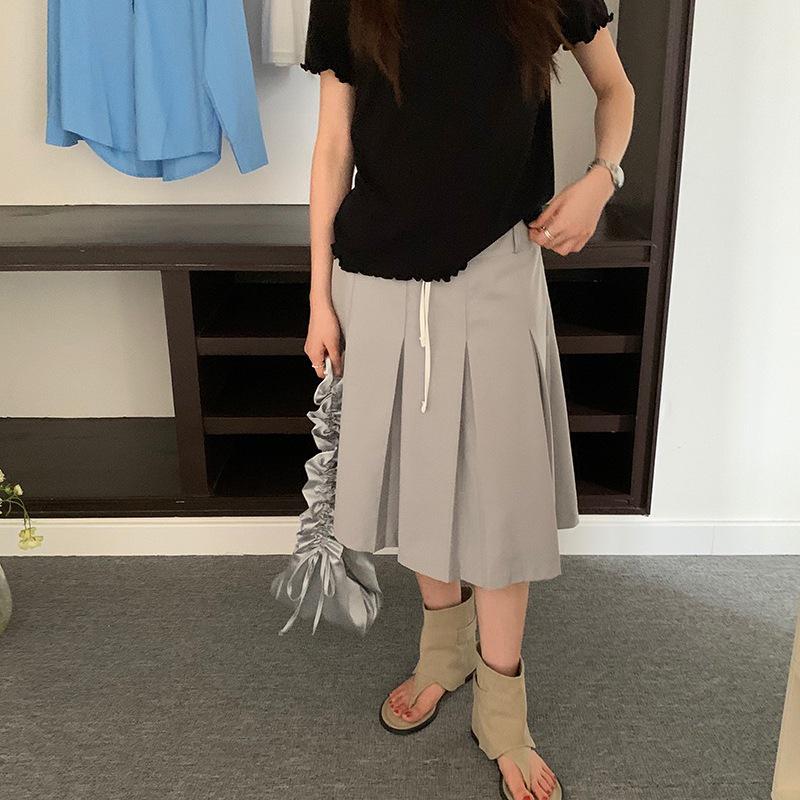 Korean Style Women's Embroidered Short Sleeve T-shirt