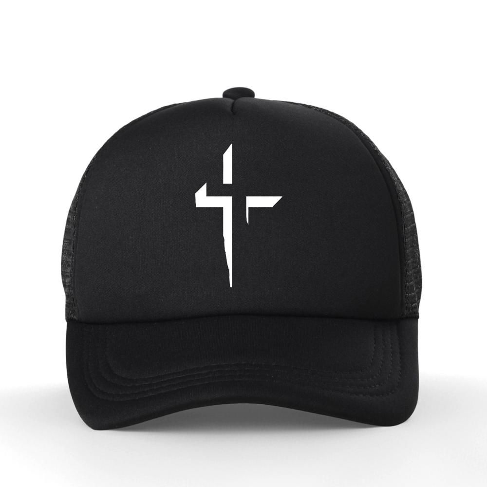 Summer Unisex Outdoor Sports Cross Creative Print Baseball Cap Fashion Unisex Mesh Breathable Snapback Hat Bones