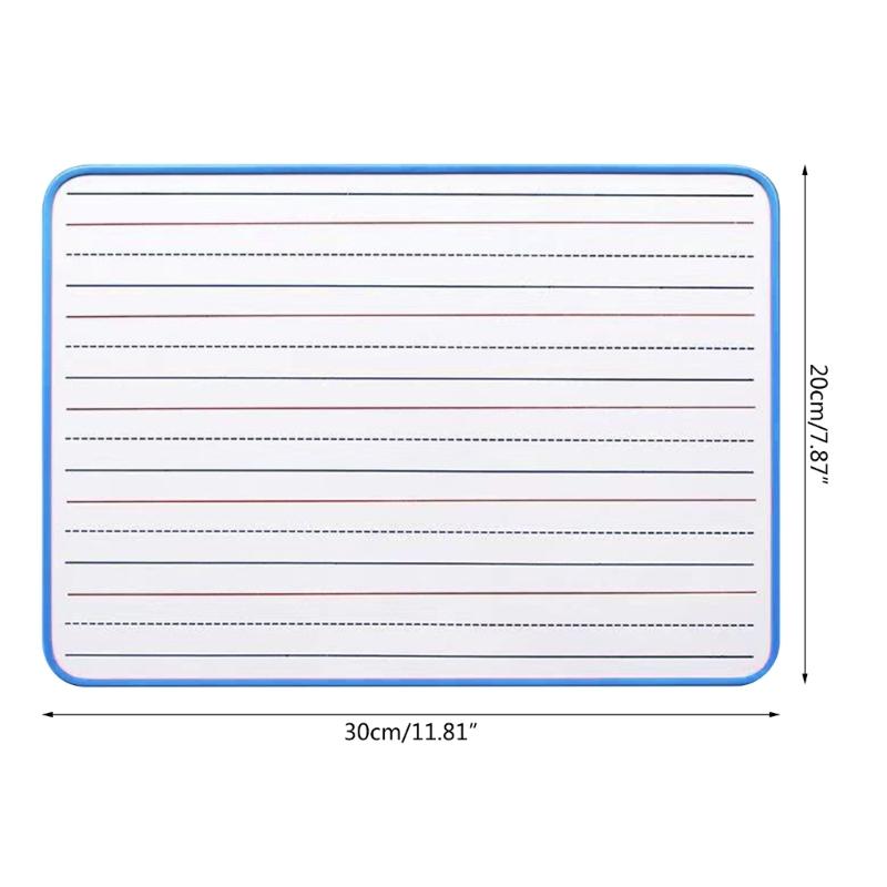 Magnetic Whiteboard Double Sided Whiteboard Lined Dry Erases Board Small Whiteboards Education Teacher Supplies for Kid