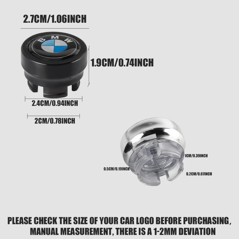 1pc Portable Car Emblem Cigarette Lighter DustprooF Cap For BMW M M1 M2 M3 G30 G32 G05 G06 G07 G26 G23 G22 E82 Car Accessories