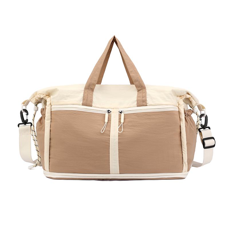 Extensible Large Capacity Shoulder Bag Women's Dry and Wet Separate Travel Bag Short Distance Duffel Bag