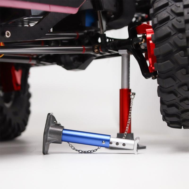 Metal Simulation Jack Stand Tool Car Kits RC Model Metal Made Wheel Hub for Car Toy 1/10 Crawler Car Accessories