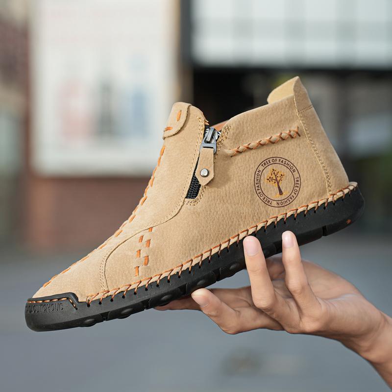 

Ботильоны высокого качества 2024 года, новые кроссовки для мужчин, модная повседневная обувь в стиле Харадзюку, удобная нескользящая обувь с высоким верхом 39 бежевый
