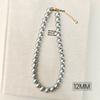 French round Shijia pearl necklace New Internet celebrity necklace Sweater chain Literary retro fashion necklace