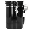 Coffee Bean Container with Exhaust Valve Tea Leaf Storage Canister for Kitchen Use(Silver Spoon 1.8L (Filled 750g Coffee Bean))