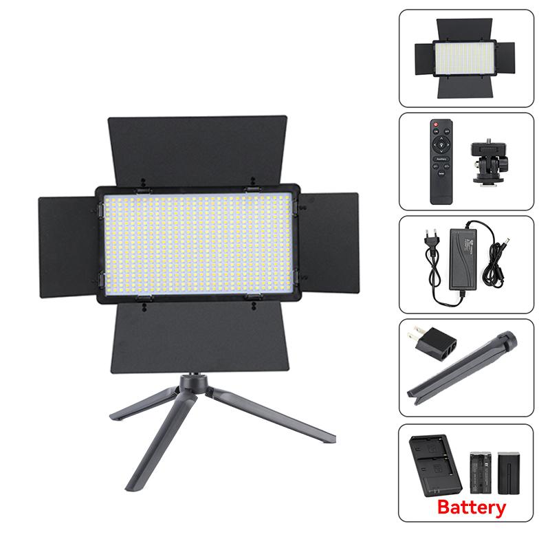 U600 LED Photo Studio Light For Game Live Video Lighting 40W Portable Video Recording Photography Panel Lamp