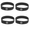4pcs Quick-Release Soccer Cleat Covers Elastic Shoe Protectors Practical Shoe Lace Bands  Soccer