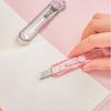 Mini Cat Paw Art Utility Knife Cute Transparent Utility Knife Express Box Knife Paper Envelope Opener Student Stationery Suppy