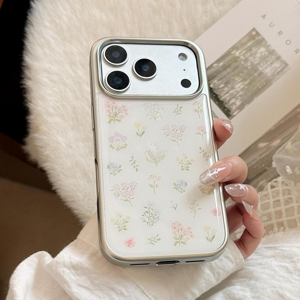 Artistic Flower Phone Case for iPhone 16, iPhone 17, and iPhone 17 Pro Max