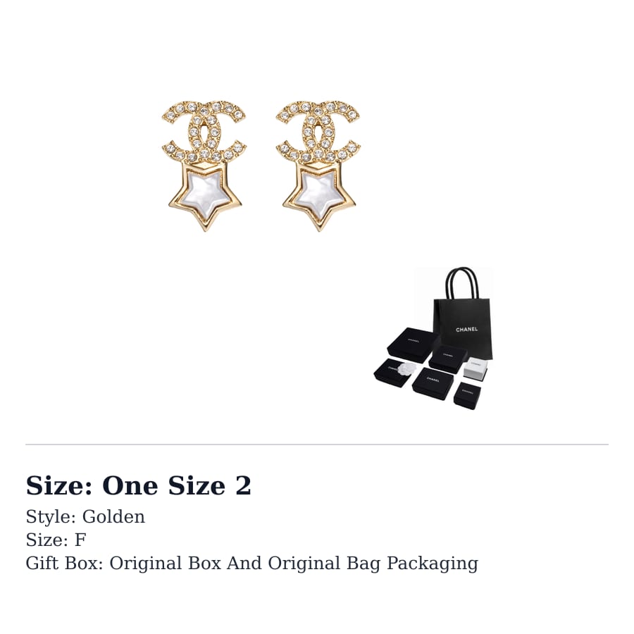 CHANEL Metal Earrings Women's Gold ABC823-B15459-NU624