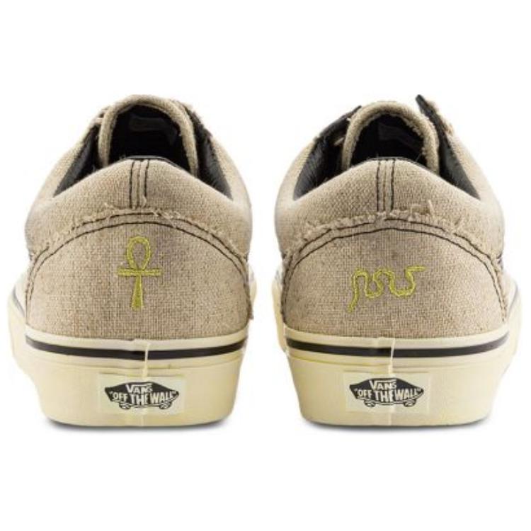 Vans Old Skool Series Comfortable Versatile Low-Top Skate Shoes Unisex Sneakers Light-Brown VN000CP5EBS