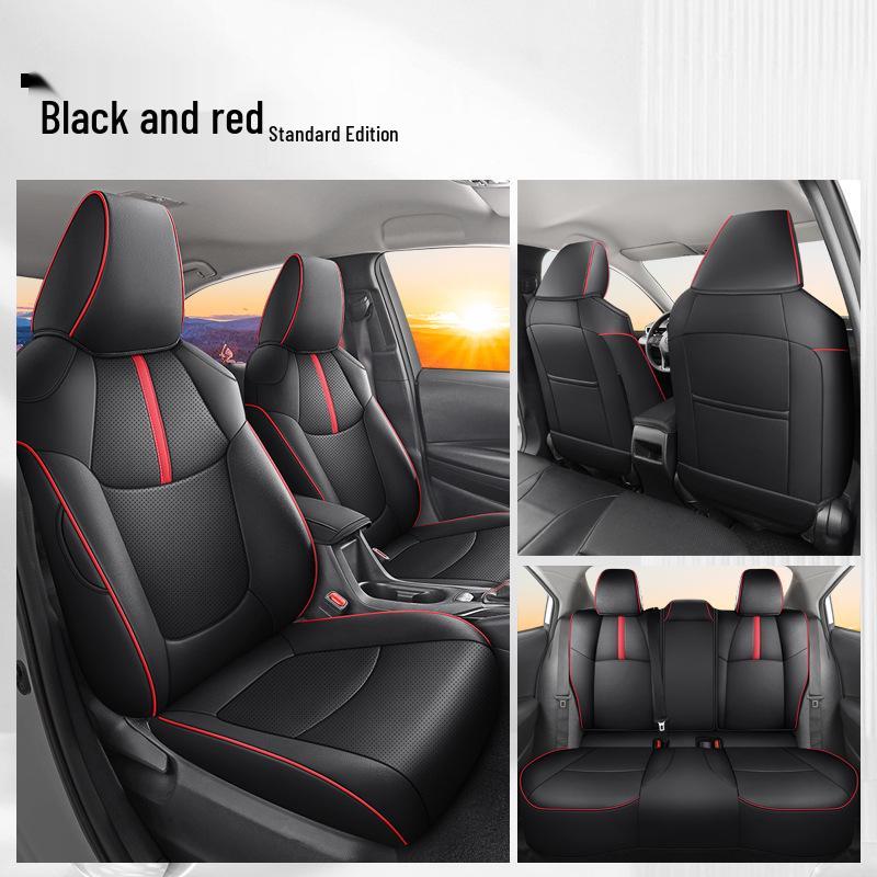 Avalon Universal Leder Autositzbezug für Vier Jahreszeiten - Vollständige Umhüllung, Fünf-Sitzkissen