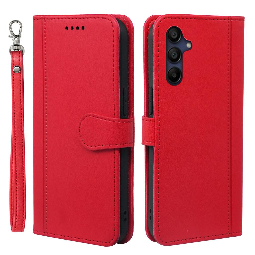 For Samsung Galaxy A26 5G Wallet Case Magnetic Snap Leather Phone Cover with Strap