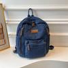 Large Capacity Denim Backpack Women's Backpack Student Travel School Bag