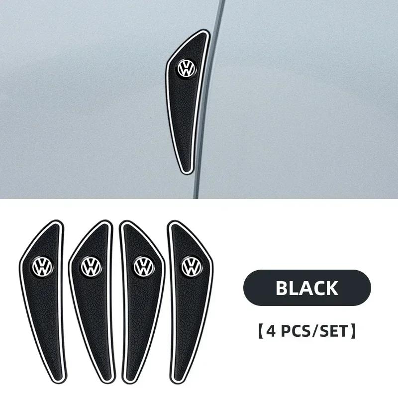 

2026 Hot For Volkswagen VW 4pcs Car Door Rearview Mirror Edge Guard Protection Strip for Volkswagen VW GTl R Golf 7 Rline Polo T