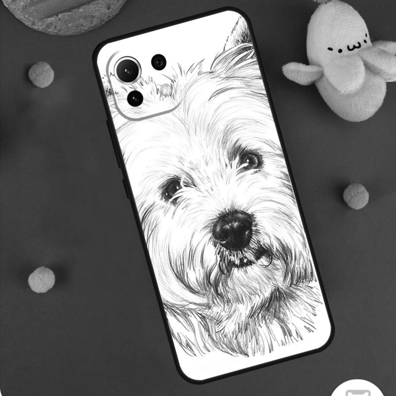 Westie Dog Case For Xiaomi 15T 13T 14T Pro 14 15 Ultra 17 Pro Max POCO X7 X6 X5 F5 F6 F7 F8 Pro Cover