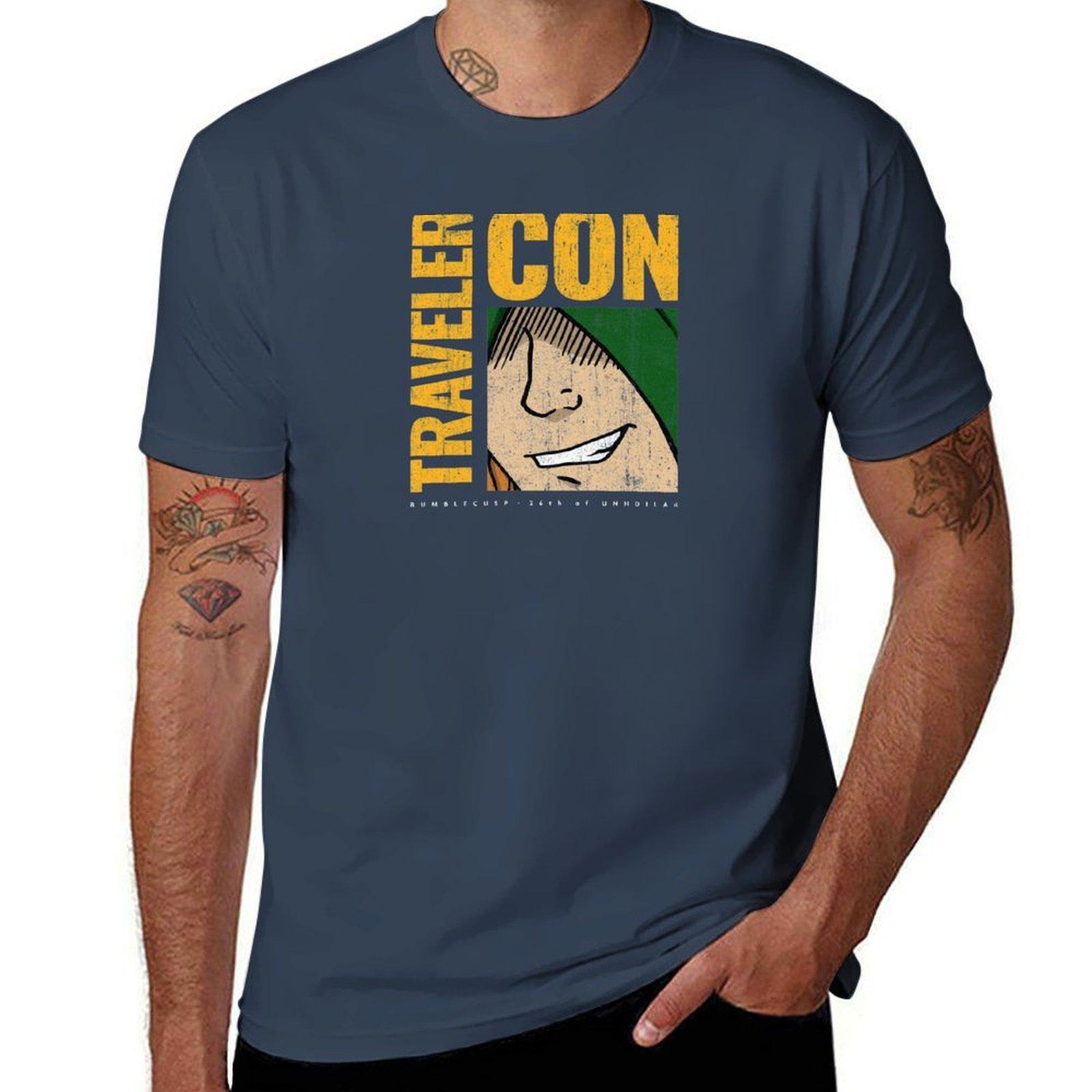 Travelercon Tshirt Soft Touch Basic Cotton Tshirt S