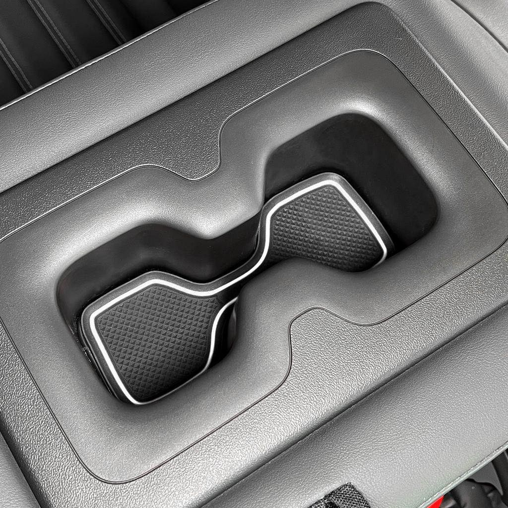 Car Gate Slot Mat for Mitsubishi Outlander 2023 + Anti-Slip Door Groove Cup Pad Interior Accessories Coaster