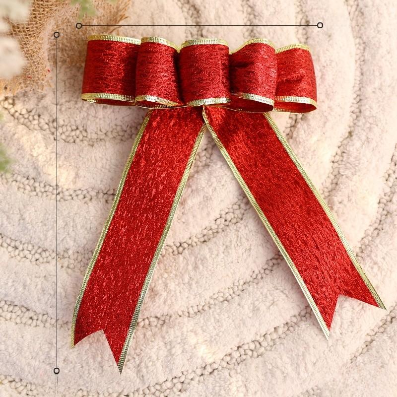 

Christmas Tree Ornament Pack Colorful Butterfly Bows Festive Gift Celebration Red Butterfly