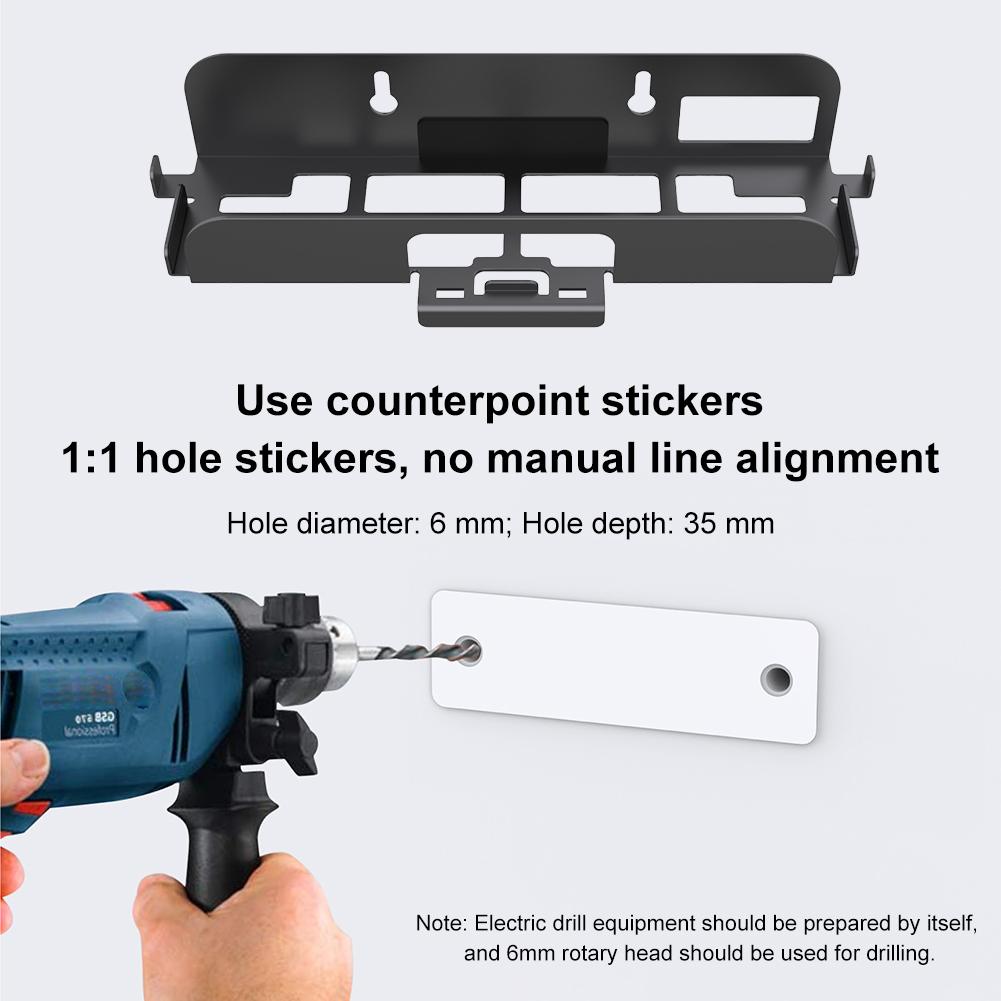 Wall Mount Host Stand for Switch 2 Game Console Game Console Wall Mounted Holder Bracket Metal Wall Mount Hanging Wall Holder