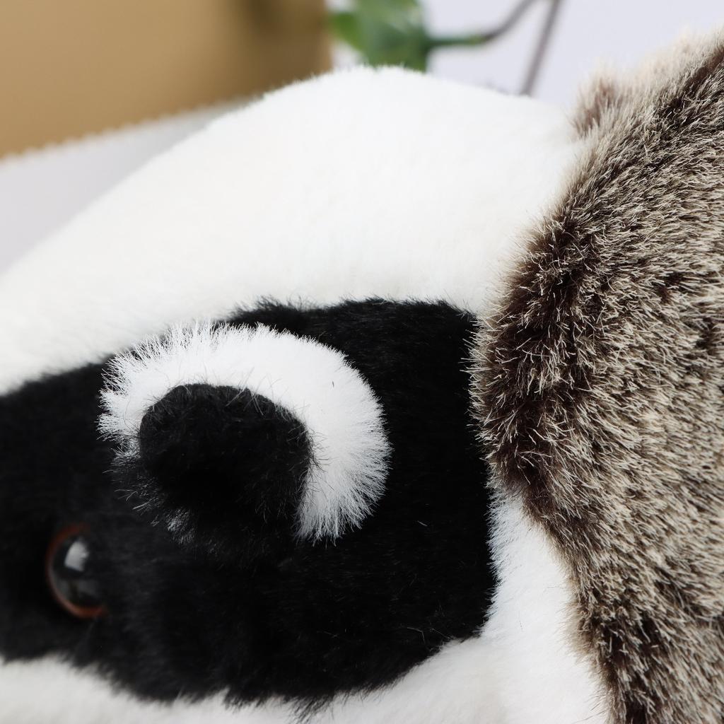 "badger Plush, Badger Simulation Animal, Jeff Doll, Wang Anshi Badger, Furry Doll, Home Decoration"