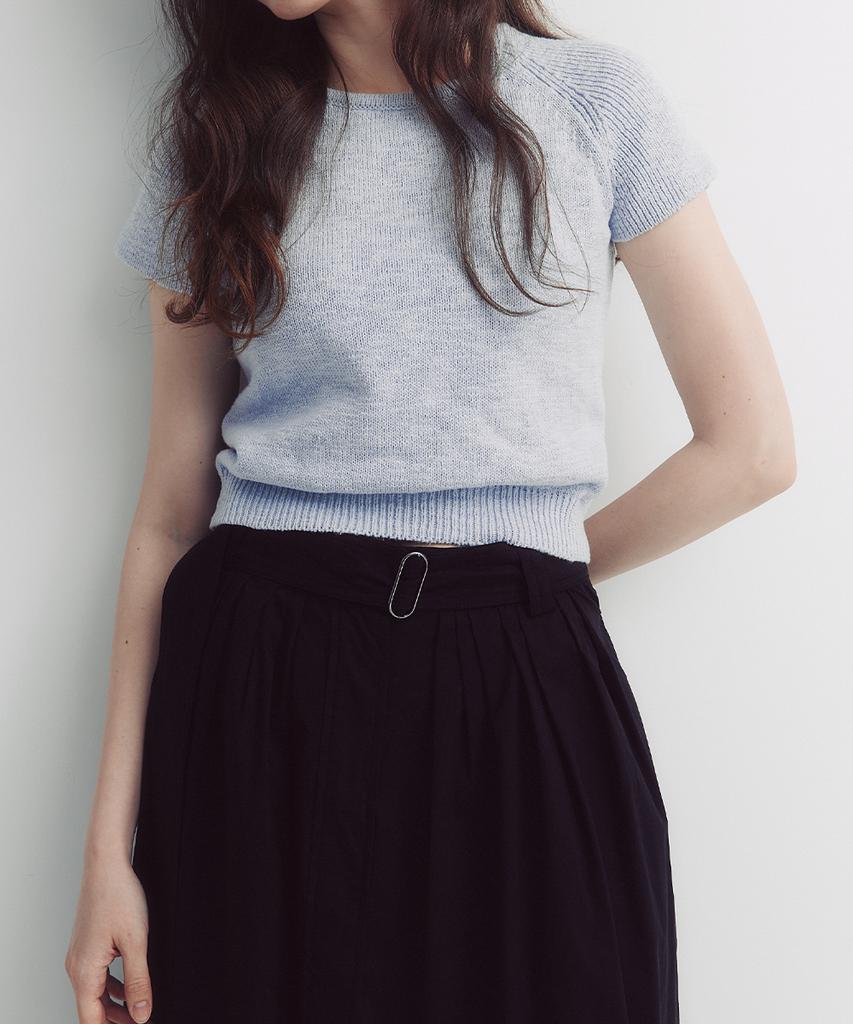 SEPTEMBER TWENTIETH Raglan Half Knit (Sky Blue)