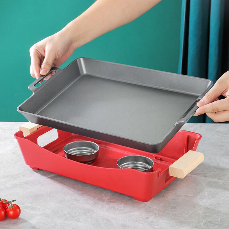 Commercial Aluminum Non-Stick Grilled Fish Pan
