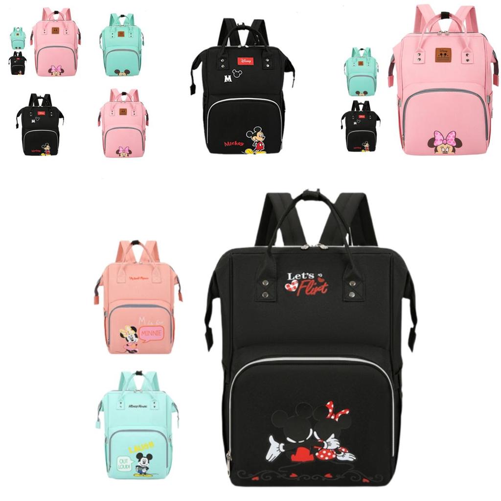 Mummy Mickey Maus Windeltasche Rucksack Große Kapazität Wasserdicht Für Reisen mit Baby