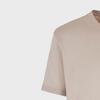 Emporio Armani Ss24 Solid Color Round Neck Logo Loose Fit Short Sleeve Polo Shirt Men Polo Shirts Gray 3D1TN3-1JOCZ-0180