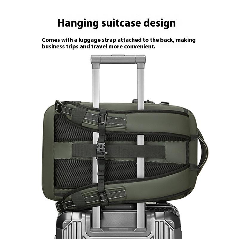 Backpack Men's Casual Large Capacity Multifunctional Travel Bag Vacuum Compression Anti-splashing Water Business Travel Computer Bag