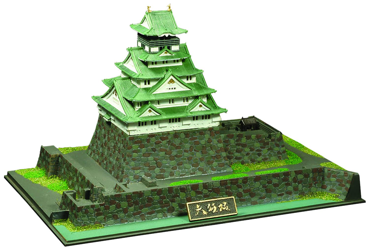 Doyusha Famous Japanese Castles JOYJOY Collection Osaka Castle Plastic Model Kit 1/800 JJ-2