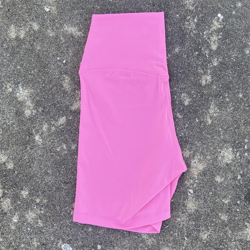 Women's High-Waist Double-Sided Brushed Cycling Yoga Shorts | Breathable, High Elastic, Anti-Exposure 4-Point Design