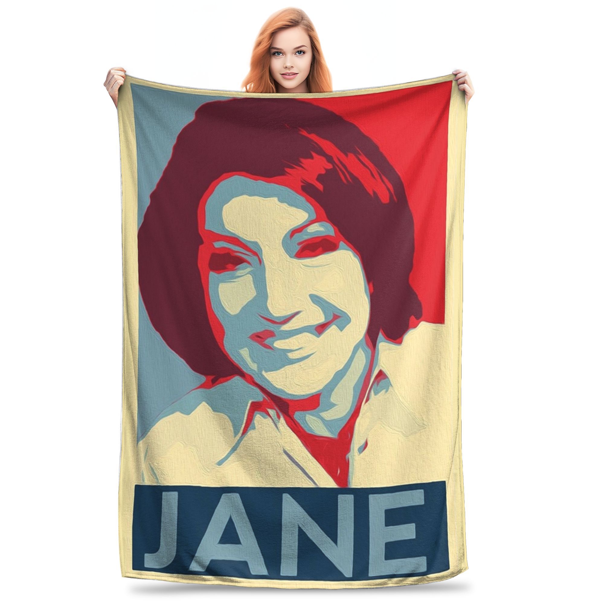 Exquisite Fashion Items Unisex Jane Mcdonald Blankets Soft Warm Flannel Throw Blanket Bedding For Bed Living Room Picnic Travel Home Couch
