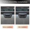 Kolfiber Baklucka Handtagsskydd Trim För Chevy Avalanche 07-13