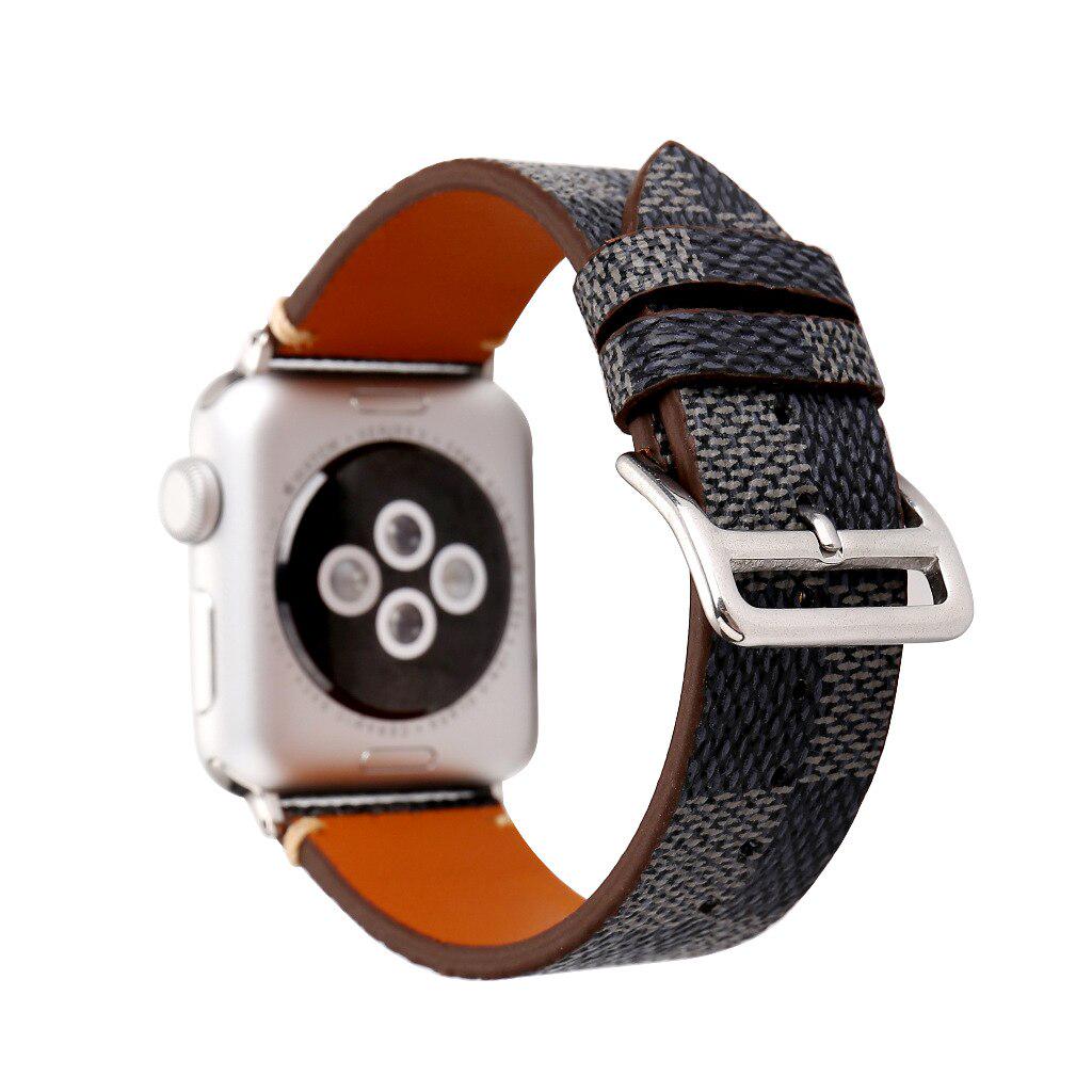 Para Apple Watch Correa Patrón plaid Cuero Iwatch Series5 4 Reloj de hombre  / mujer Correa de muñeca 42/38mm comprar a buen precio — entrega gratuita,  reseñas reales con fotos — Joom