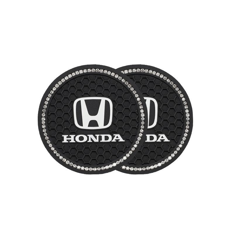 Honda Car Cup Holder Mat Exclusive Car Interior Water Cup Mat For Honda Civic FIT Accord Prelude CRV 5th City CRZ CRX Jazz HRV