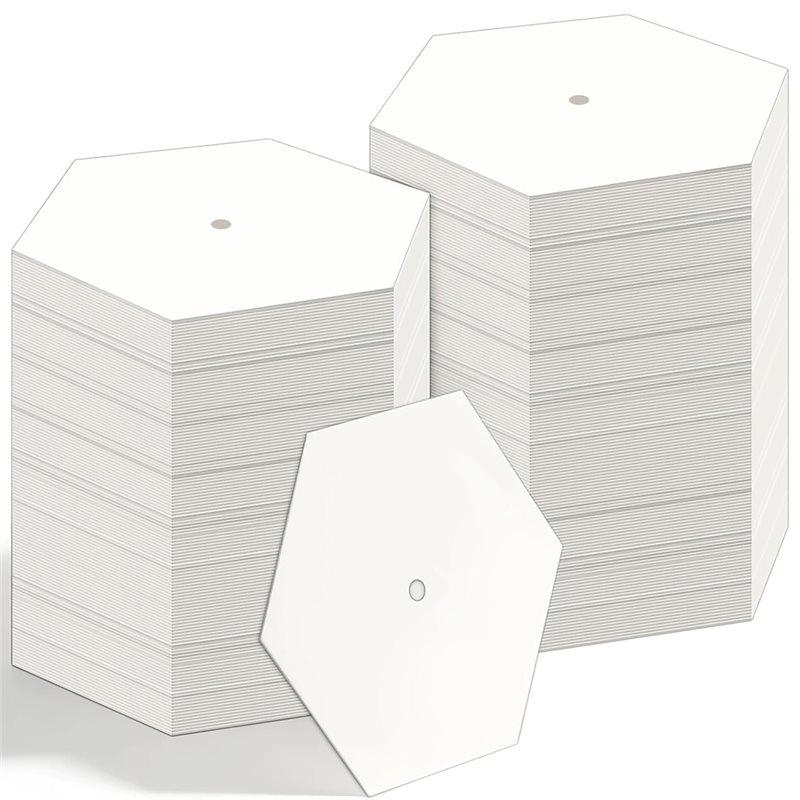 Hexagon Quilting Paper Template 2  300 PCS Pack For DIY Patchwork And Sewing Craft Projects белый
