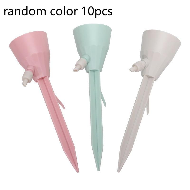 10Pcs Automatic Drip Irrigation System Self Watering Adjustable For Flower Plants Greenhouse Garden Auto Water Dripper Device