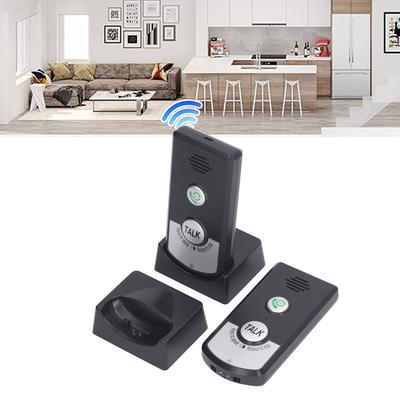 Interphone Vocal Sans Fil Maison Intelligente Conversation Bidirectionnelle Sonnette de Porte pour Aidants Personnes Âgées et Personnes Handicapées