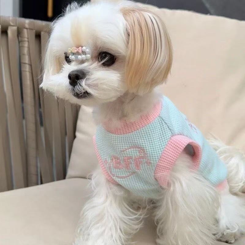 

Летняя модная тонкая одежда для домашних животных собак кошек Бишон тедди медведь жилет 2XL