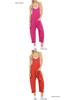 European & American Plus Size Adjustable Strap Pocket Jumpsuit