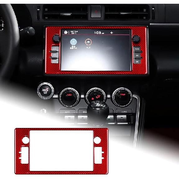 AIRSPEED for Subaru BRZ Toyota GR86 2021 2022 Seat Heating Control Button Cover Center Console Panel Carbon Fiber Sticker Interior Accessories,