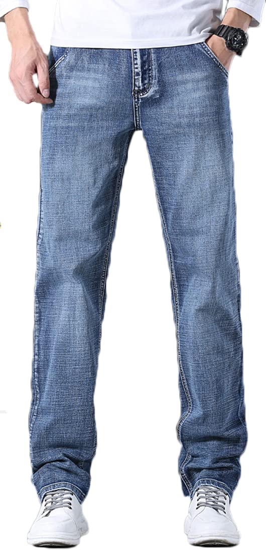 

Laquest Straight Silhouette Denim Pants Light (Size 31, Blue)
