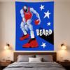 James Harden The Beard 76ers Basketball Illustrated Poster
