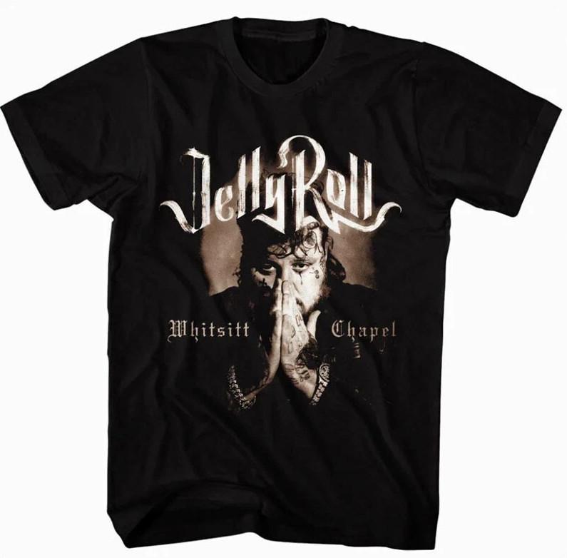New Jelly Roll Whitsitt Chapel Album Tattoo Official Band T-Shirt Unisex T-Shirt M