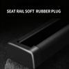 Seat Rail Cover for 3/Y, 4 Piece Black Track End Cover Set for Visible Seat Rail Coverage and Cleaner Cabin Trim Detail for Daily Interior Use